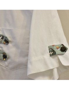 CAMICIA  tg 44/46 STILE TIROLESE 2