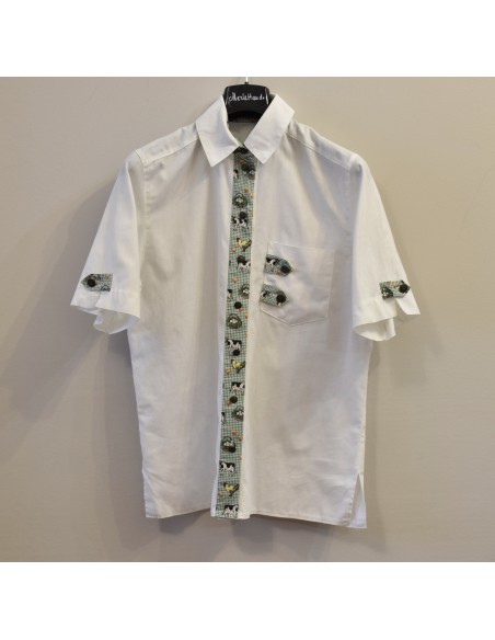 CAMICIA  tg 44/46 STILE TIROLESE