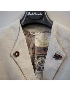 GIACCA  IN STILE TIROLESE  tg. 46 LINO 2