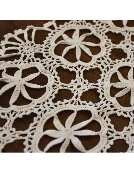 TOVAGLIETTA  REALIZZATA A MANO AD UNCINETTO 100x90 cm