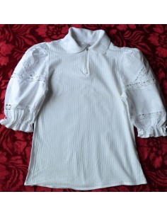 CAMICIA IN STILE TIROLESE  tg. 40/42 S