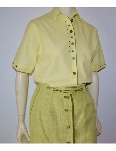 CAMICIA  tg 46  STILE TIROLESE  Meico