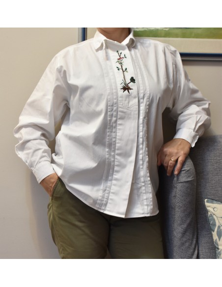 CAMICIA  tg 48  STILE TIROLESE  Gratz
