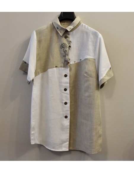CAMICIA  tg 44/46 STILE TIROLESE