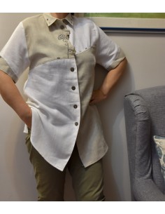 CAMICIA  tg 44/46 STILE TIROLESE