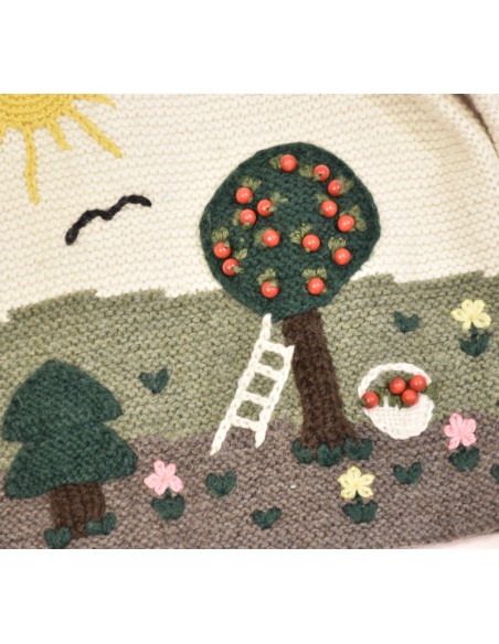 GIACCA MAGLIONE LANA  TIROLESE  tg 6/7 annig 6/7 anni