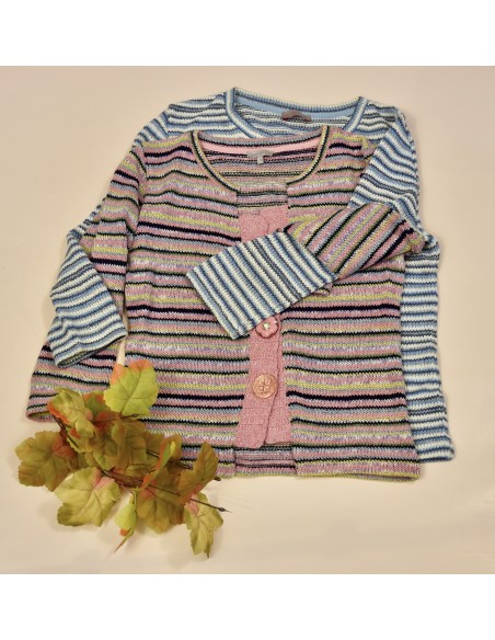 MAGLIA ROSA GOLFINO   Tg.10/42 "Per Una"