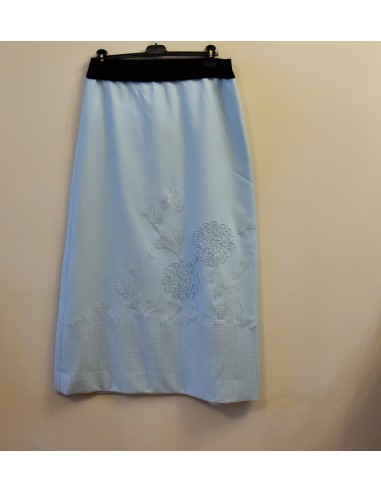 GONNA LUNGA VINTAGE tg.46 AZZURRA