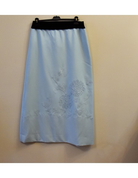 GONNA LUNGA VINTAGE tg.46 AZZURRA