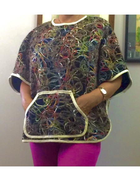 MANTELLA COLORE COLORATA  LANA