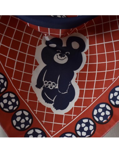 FOULARD COMMEMORATIVO OLIMPIADI MOSCA 1980