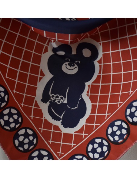 FOULARD COMMEMORATIVO OLIMPIADI MOSCA 1980
