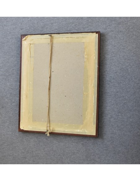 QUADRETTO  CON RICAMO " ALFABETO"