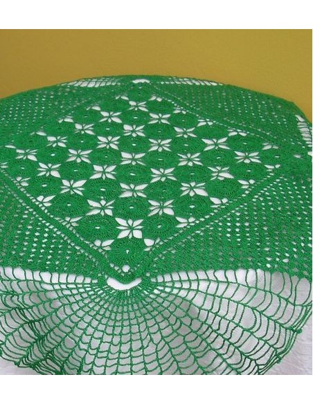 TOVAGLIETTA REALIZZATA A MANO AD UNCINETTO 80x80 cm