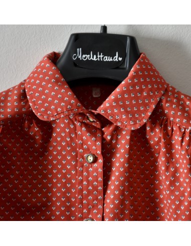 CAMICIA  tg 44 TIROLESE VINTAGE  ROSSA