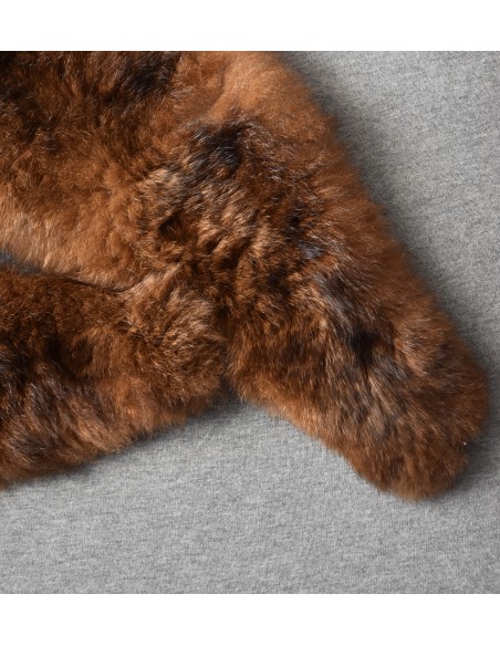 COLLO VINTAGE DI PELLICCIA VERA