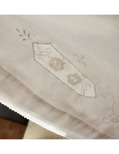 ANTICA  SOTTOVESTE /CAMICIA DA NOTTE RICAMO A MANO 2