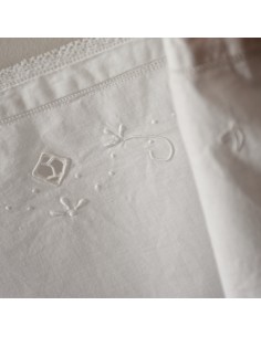 ANTICA  SOTTOVESTE /CAMICIA DA NOTTE RICAMO A MANO 2