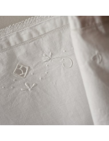 ANTICA  SOTTOVESTE /CAMICIA DA NOTTE RICAMO A MANO