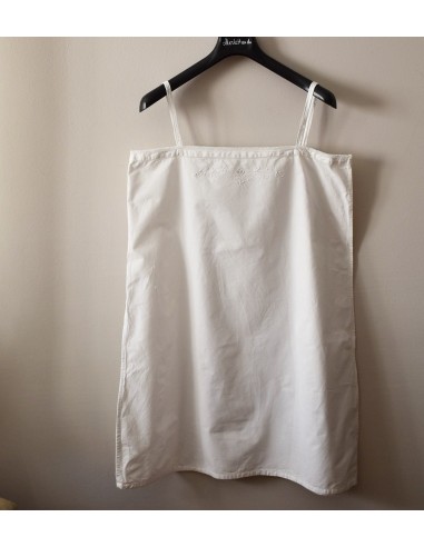 ANTICA  SOTTOVESTE /CAMICIA DA NOTTE RICAMO A MANO