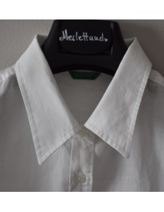 CAMICETTA  IN LINO  TG.44/46 Benetton 2