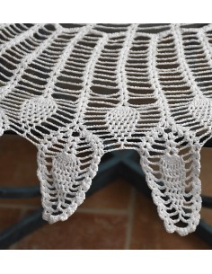 TOVAGLIETTA REALIZZATA AD UNCINETTO diam. 89cm 2