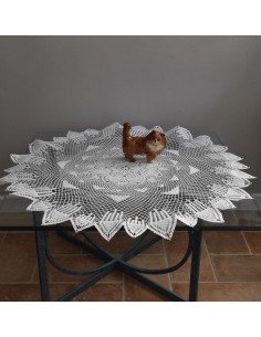TOVAGLIETTA REALIZZATA AD UNCINETTO diam. 81cm