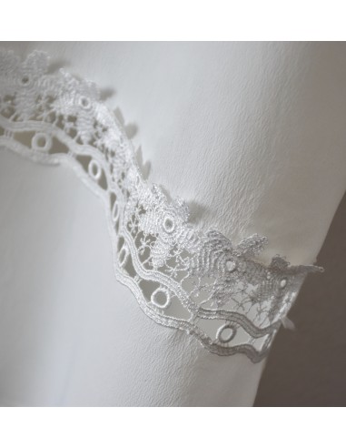CAMICIA CREMA CON PIZZO  tg.42/44