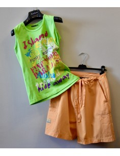 CANOTIERINA + PANTALONCINI BERMUDA  LAUREN Tg. 44
