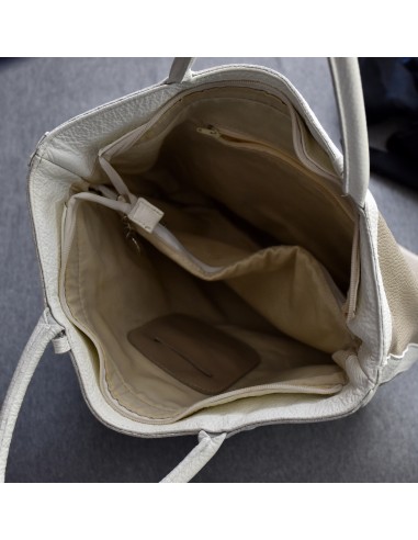 BORSA CON IL FIORE PELLE