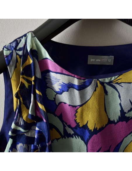 ABITO VESTITO ESTIVO Tg. 44 PER UNA seta