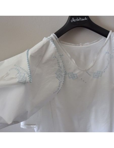 ANTICO COMPLETO  SOTTOVESTE /CAMICIA DA NOTTE  + MUTANDONI