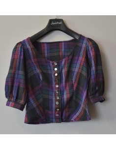 CAMICIA COLORATA  tg.XS  TIROLESE