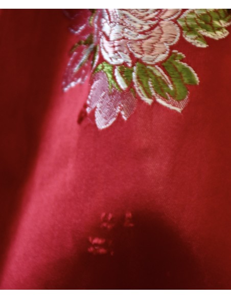 ABITO BORDEAUX  VINTAGE  TEATRALE / CARNEVALE  Tg.46