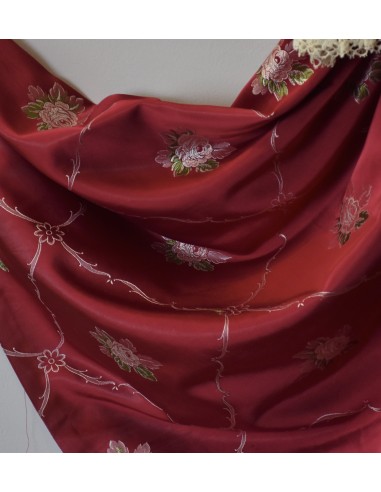 ABITO BORDEAUX  VINTAGE  TEATRALE / CARNEVALE  Tg.46