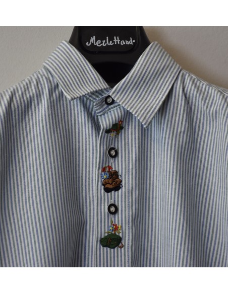 CAMICIA RAGAZZO STILE TIROLESE TG. 164 /11 anni