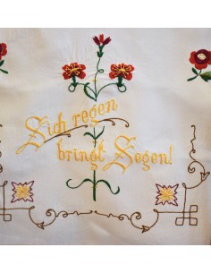 TENDINA LIBERTY RICAMATA A MANO 51x124 cm 2