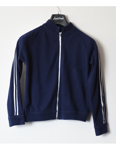 FELPA VINTAGE '70 tg.10/12 anni BLU/BIANCO