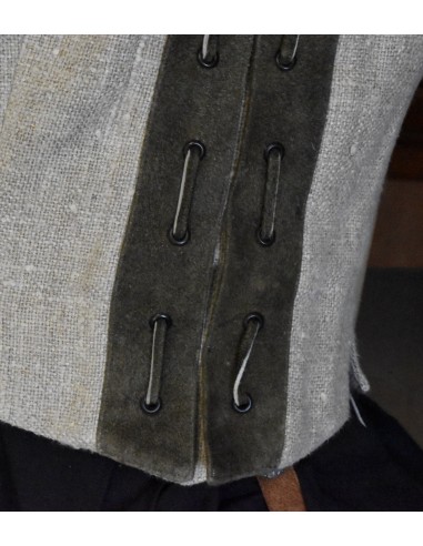 GILET CORPETTO tg.46  DONNA  PELLE LINO