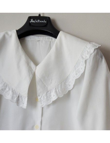 CAMICIA CON PIZZO  tg.46