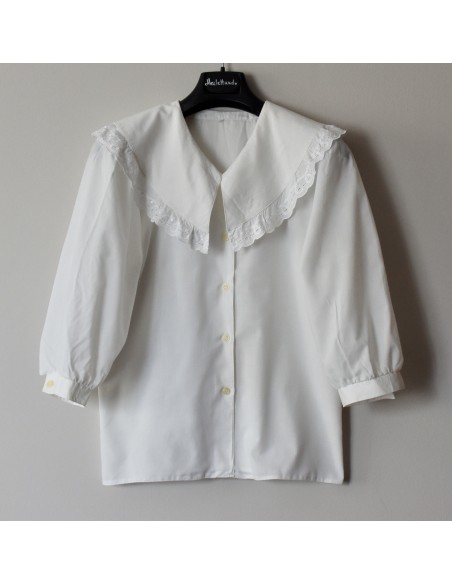 CAMICIA CON PIZZO  tg.46