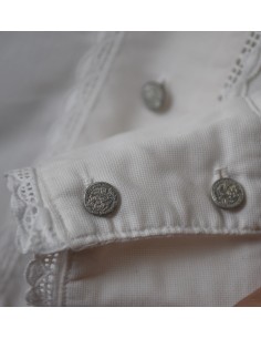 CAMICIA TIROLESE tg.46 con PIZZO VINTAGE 2