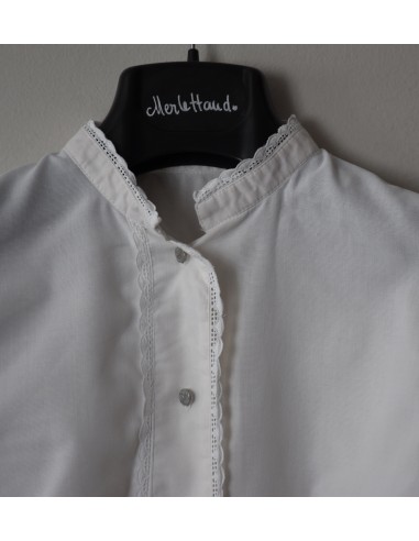 CAMICIA TIROLESE tg.46 con PIZZO VINTAGE