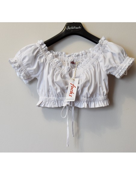 CAMICIA CORTA tg  42/44 STILE TIROLESE NUOVA