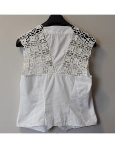 CAMICIA CON PIZZO  tg.S PINKO 2