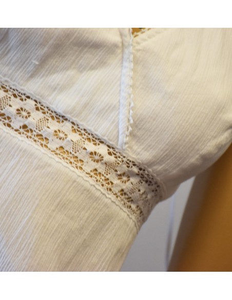 TOP IN COTONE CON PIZZI TG. 46/48