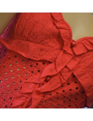 TOP IN COTONE ROSSO  Tg.46