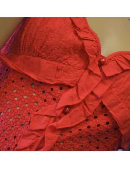 TOP IN COTONE ROSSO  Tg.46
