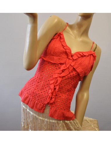 TOP IN COTONE ROSSO  Tg.46