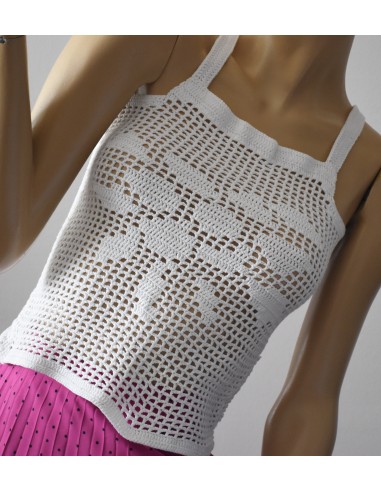 TOP REALIZZATO AD UNCINETTO tg. M
